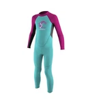 O'neill Toddler REACTOR-2 2MM Back Zip Full Wetsuit 1 Light Aqua/graphite/berry. Fixed Price $131.26.