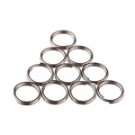 Tiking 10PCS/LOTS Titanium Small Split Rings Micro Key 12MM, Silver. Fixed Price $13.05.