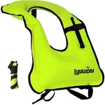Lyuwpes Inflatable Snorkel Vest Bundle One Green Adult Pink New Tag Large. Fixed Price $20.00.