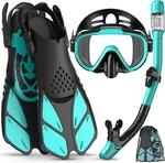 Snorkeling Gear For Adults WOMEN,4 1 Set With Panoramic View D.... Fixed Price $34.99.