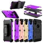 Heavy Duty Belt Clip Kickstand Swivel Protective Cover For Iphone Xs. Fixed Price $8.99.