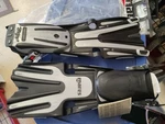 Mares Volo Power Scuba Diving Fins Silver/black Size Xl -new With Tags & Bag. Fixed Price $140.00.