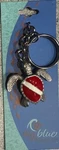 Innovative Scuba Concepts Pewter Keychain, Turtle Dive Flag. Fixed Price $14.00.