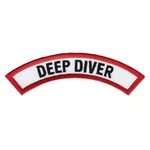 Deep Diver Chevron Scuba Diving Iron-on Patch Embroidered Applique. Fixed Price $5.95.