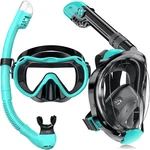 Vmkfuler Full Face Mask, Snorkeling Gear For Adults And Women, 18.... Fixed Price $64.02.