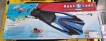 Aqua Lung Sport Proflex Fx 7-10 Women's 8.5-11.5 Blue Swim Fins Flippers. Fixed Price $19.98.