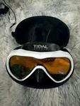 Tidal Sports Proshot Single Lens Mask White With Tinted Red. Fixed Price $54.99.
