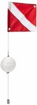Marine Sports 4FL Ball Float With Stiffener Flag 14 Inch X 18 Red/white. Fixed Price $38.34.