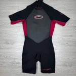 O'neill Men's Wetsuit Hammer Spring Black Red Xl Short Sleeve Back Zip 7507. Fixed Price $28.80.