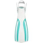Oceanic Viper 2 Open Heel Fins, White/aqua, Small. Fixed Price $104.95.