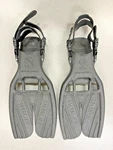 Scubapro Twin Jet Max Split Fin Open Heel Spring Strap Diving Small. Fixed Price $50.00.
