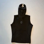 Scubapro Everflex Yulex Dive Vest Hooded Medium Black 2MM Neoprene Sleeveless. Fixed Price $99.00.