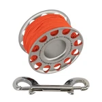 Akona 45M/150FT Aluminum Scuba Dive Finger Spool - Silver Stainless Steel Snap. Fixed Price $81.95.