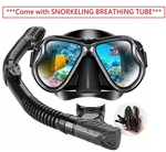 Adult Tempered Glass Diving Set Scuba Anti-fog Goggles And Snorkeling Mask Tube. Fixed Price $23.99.