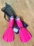 Scubapro Seawing Nova Fins X-small- Pink Diving Snorkeling Open Heel. Fixed Price $200.00.