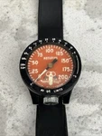 Vintage Aquarius Lung Depth Gauge Black And Orange U.s Divers. Fixed Price $69.99.