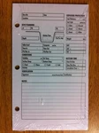 Standard Dive Log Book Refill Pages. Fixed Price $10.74.