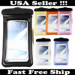 Waterproof Dry Pouch Bag Protector Case Cover For All Cell Phone Universal Pda. Fixed Price $7.99.