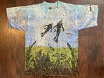 Vtg 90S Croix Caribbean All Over Print Shirt M Single Stitch Art Island Dive. Fixed Price $48.97.