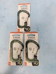 Lot Of 2 New Nite Ize Slide Lock Aluminum #4 Carabiner Olive 75 Lb CSLA4-08-R6. Fixed Price $23.99.