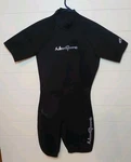 Men's Neosport 3MM Shorty Wetsuit Size 6 Black. Fixed Price $32.00.