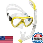 Cressi Pegaso Iguana Mask Snorkel Kits Clear/yellow. Fixed Price $49.19.