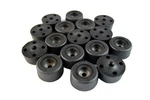 16 Round Cabinet Black Rubber Instrument Case Speaker Box Feet 1.5" .75" HA-15. Fixed Price $17.96.