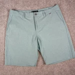 Travismathew "on Boat" Performance Golf Shorts - Heather Neptune Green Size. Fixed Price $21.99.