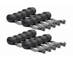 (20 Pack) 4"X30' Winch Straps W/flat Hook - Black Flatbed Tie Down. Fixed Price $259.99.
