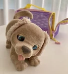 Fur Real Friends Fuzz Pets Playful Goldie Hasbro Dog & Separate Carry Case Read. Fixed Price $7.00.