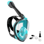Jwintee Full Face Snorkel Mask Kids Adults 180 View, Anti-fog & Leak Camera Mou. Fixed Price $35.98.