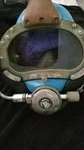 Superlite 17B Commercial Diving Helmet - Blue. Fixed Price $4850.00.