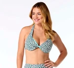 Coco Reef Women Verso Reversible Bra-sized Halter Swim Top Leopard/aqua Nwt. Fixed Price $28.84.