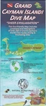Grand Cayman Island Dive & Snorkel Map Waterproof By Frank Nielsen. Fixed Price $9.99.