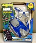 Nos U.s Divers Adult Snorkeling Set Small/medium Full With Travel Bag. Fixed Price $16.87.