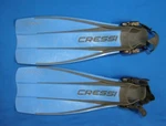 Cressi-sub Frog Model Scuba Diving Fins Adjustable Heel Strap Size M-l Blue. Fixed Price $29.99.