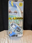 U.s. Divers Explore Series Adult Mask Avila Lx Varia Dry Snorkel White New. Fixed Price $16.66.