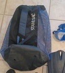 Stahlsac Bvi Mesh Backpack: Compact 33L Size, Great Beach Bag One Blue. Fixed Price $45.00.