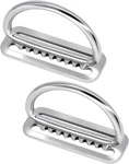 2PACK Weight Belt Keeper, 5CM/2'' Stainless Steel Serrated Scuba Diving. Fixed Price $17.57.