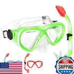 Acqces Kids Set Dry Top Snorkeling Gear For Youth Boys Girls. Fixed Price $39.98.