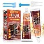 High Temperature Silicone Adhesive - 3.38 Floz Black Rtv Repair Glue.... Fixed Price $16.85.