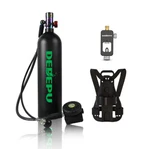 Dedepu D600 2.3L Scuba Tank With Refill Adapter Matte Black. Fixed Price $495.00.