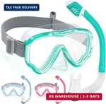 Vvinca Set For Kids 3-14, Dry Top Snorkeling Gear Boys Girls Youth,. Fixed Price $30.36.