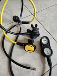 Us Divers Scuba Regulator First Stage & Pressure Depth Gauges, Sherwood Octo. Fixed Price $150.00.