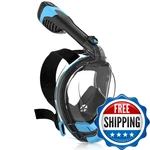 Yosmer Electric Full Face Snorkel Mask For Adults Patented Airflow System 6X. Fixed Price $127.91.