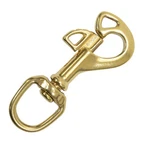 Scuba Choice Diving 3-1/4" Butterfly Swivel Brass Bolt Snap 3.25", Gold. Fixed Price $16.99.