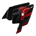 Stretched Side Cover For Harley Street Road Glide 14+ Starfire Black/atomic Red. Fixed Price $279.99.
