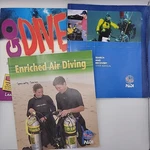 Padi Scuba Diving Lot Of 3 Books / Diver Manual, Search & Recovery, Enriched Air. Fixed Price $29.00.