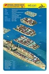Spiegel Grove Deck Plan Waterproof Dive Card. Fixed Price $21.11.
