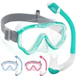 Vvinca Set For Kids 3-14, Dry Top Snorkeling Gear Boys A-green. Fixed Price $28.99.